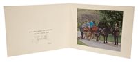 Lot 82 - HM Queen Elizabeth II - signed 1966 Christmas...