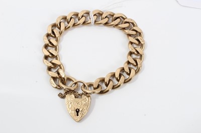 Lot 130 - 9ct gold curb link bracelet