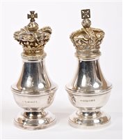 Lot 96 - Pair good quality Garrard & Co. silver gilt...