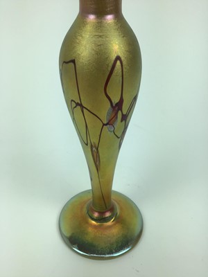 Lot 129 - Early 20th century Tiffany & Co Favrile iridescent glass scent bottle and stopper, circa 1910.