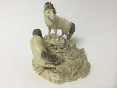 Lot 62 - Fine Japanese Meiji period carved ivory okimono