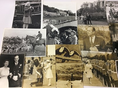 Lot 113 - Group of Royal Press photographs 1940s-1970s , including the Wedding of Princess Elizabeth to Prince Philip of Greece in 1947 (21)