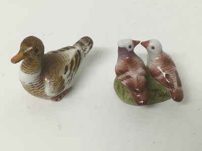 Lot 72 - Meissen style porcelain miniature toy