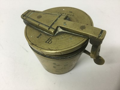 Lot 150 - Spanish brass stacking weights