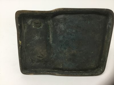 Lot 385 - George Morin (1874-1950) Art Deco bronze card tray