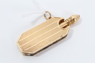Lot 301 - Good quality French gold striker