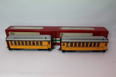 Lot 1470 - Railway LGB Carriages 3082 x2 both boxed.