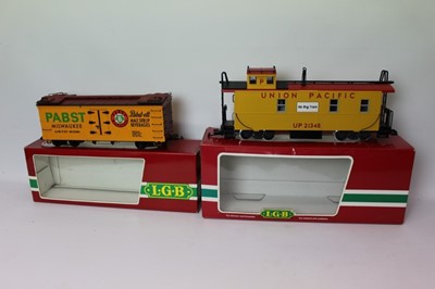 Lot 1489 - Railway LGB Rolling Stock 4074, 4290,  41790, 24582, all boxed.