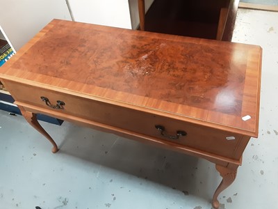 Lot 9 - Dynatron music system in reproduction burr walnut case