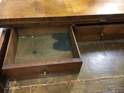 Lot 780 - Highly unusual oyster veneered desk