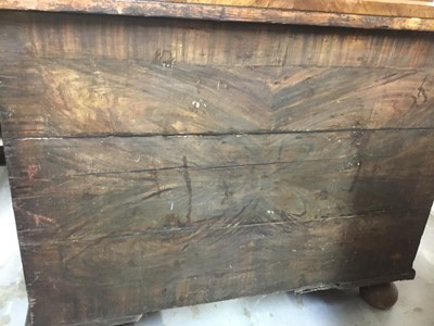 Lot 780 - Highly unusual oyster veneered desk