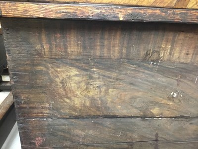 Lot 780 - Highly unusual oyster veneered desk