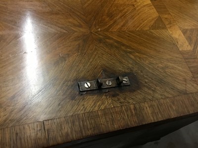 Lot 780 - Highly unusual oyster veneered desk