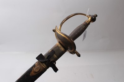 Lot 302 - Scarce George III 1796 Pattern heavy cavalry officers' dress sword
