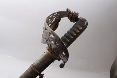Lot 303 - Fine Victorian 1887 Pattern Heavy Cavalry Officers' sword