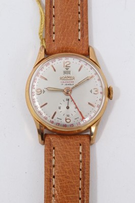 Lot 62 - Roamer Calendar 17 Jewels wristwatch