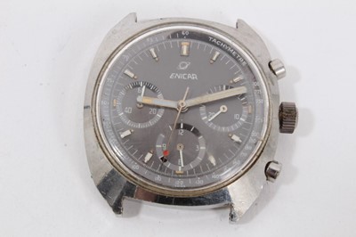 Lot 63 - Enicar Ocean Pearl stainless steel wristwatch