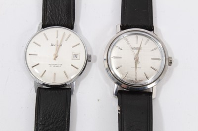 Lot 66 - Roamer Rotopower wristwatch and Accurist wristwatch