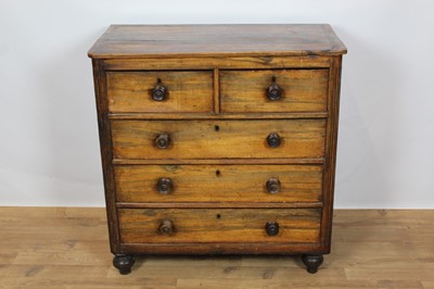 Lot 722 - 19th century Anglo Indian coromandel chest of drawers