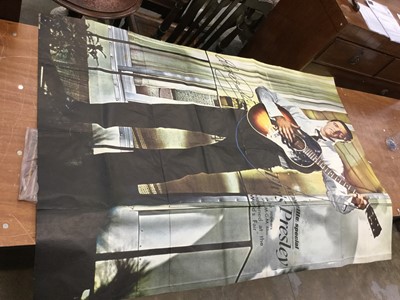 Lot 117 - Elvis poster, Beatles magazine
