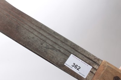 Lot 362 - Military-type machete by Martingdale, Birmingham