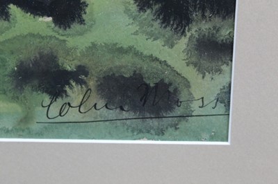 Lot 1129 - *Colin Moss, watercolour, fallen tree