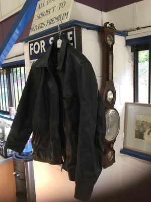 Lot 97 - Gentleman's Leather jacket, size XL