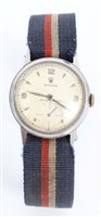 Lot 3342 - Gentlemen's steel Rolex wristwatch in Dennison...