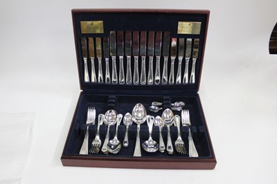 Lot 2047 - Viners plated 58 piece canteen of cutlery
