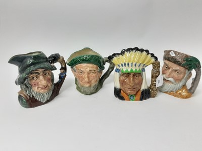Lot 559 - Four Royal Doulton character jugs - North American Indian D6786
