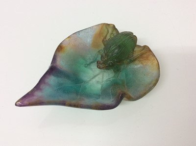 Lot 647 - Daum pate de verre dish
