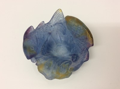 Lot 649 - Daum pate de verre dish