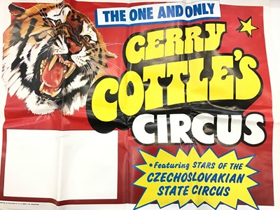 Lot 1206 - Group of 1980's and 1990's large format Circus posters (qty)