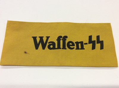 Lot 282 - Replica Nazi Waffen SS cotton arm band