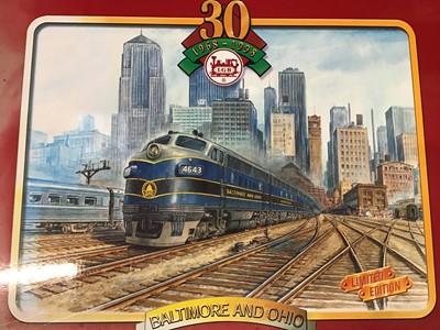 Lot 1591 - Railway LGB Baltimore Ohio Set no. 70457 boxed.