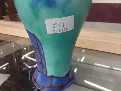 Lot 549 - Clarice Cliff 'Inspiration' baluster vase