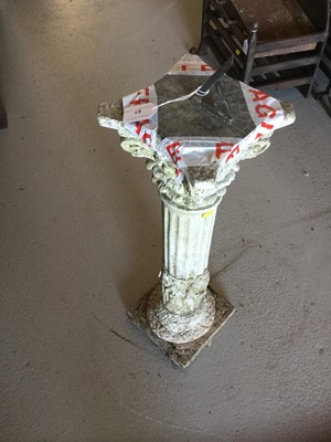 Lot 61 - Concrete sundial