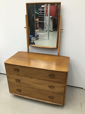 Lot 44 - Ercol golden dawn elm dressing chest