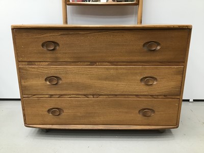 Lot 44 - Ercol golden dawn elm dressing chest