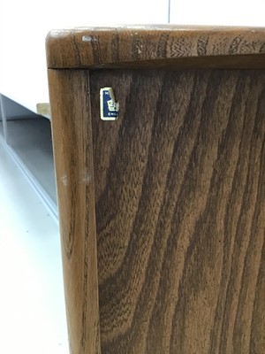 Lot 44 - Ercol golden dawn elm dressing chest