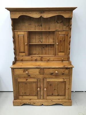 Lot 54 - Pine high dresser