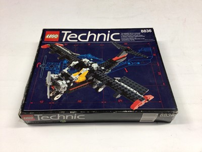 Lot 1702 - Lego Technic 8412 Helicopter, 8836 Sky Ranger Aeroplane, 42002 Hovercraft, all with instructions, Boxed