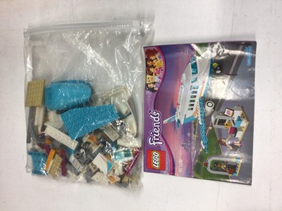 Lot 1704 - Lego 10024 Red Baron, 6745 Plane Propeller Power, 7723 Pontoon Plane all with instructions Available on line, 41100 Friends (Plane) with instructions, no boxes