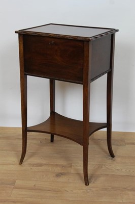 Lot 778 - 1920s mahogany needlework table