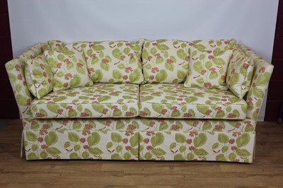 Lot 766 - Pair of very large traditional sofas
