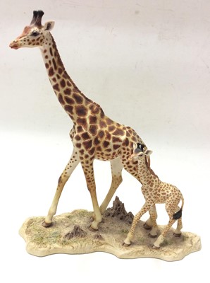 Lot 4 - Border Fine Arts limited edition model High Browsers, No. 262 of 850 by R T Roberts