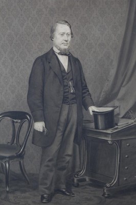 Lot 91 - English School, mid 19th century, pair of full length monochrome watercolour portraits of a Lady and Gentleman