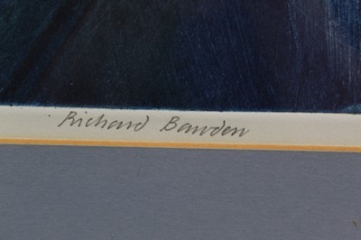 Lot 1096 - *Richard Bawden signed print- Hydrangeas, numbered 31 of 75, in glazed frame