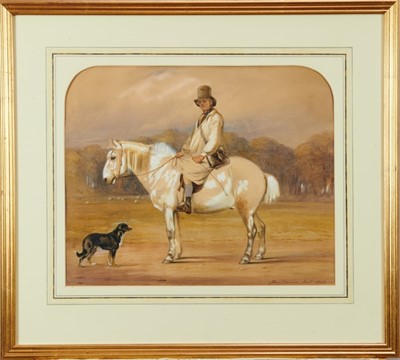 Lot 550 - Set of four watercolours by Sir John Tenniel, together with a framed letter