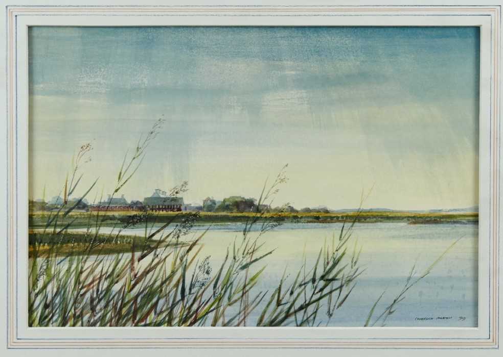 Lot 1123 - *Cavendish Morton (1911-2015) ink and watercolour - Snape Maltings